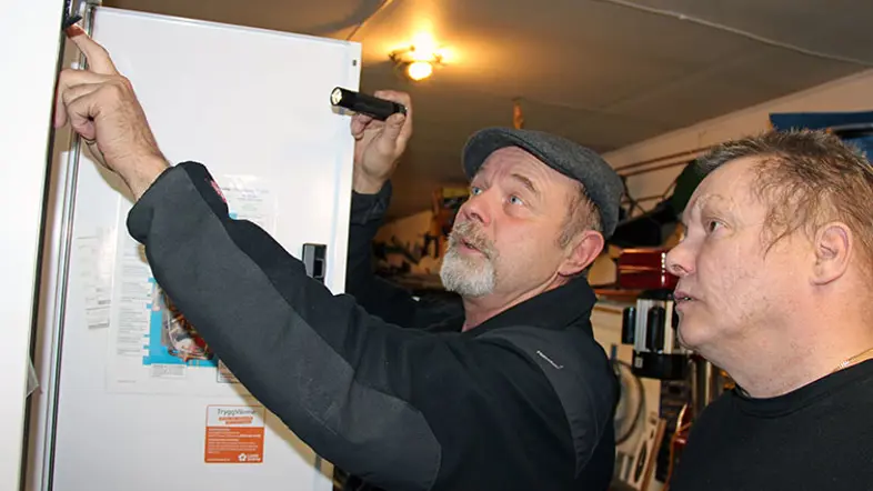 Besök hos TryggVärme-kund