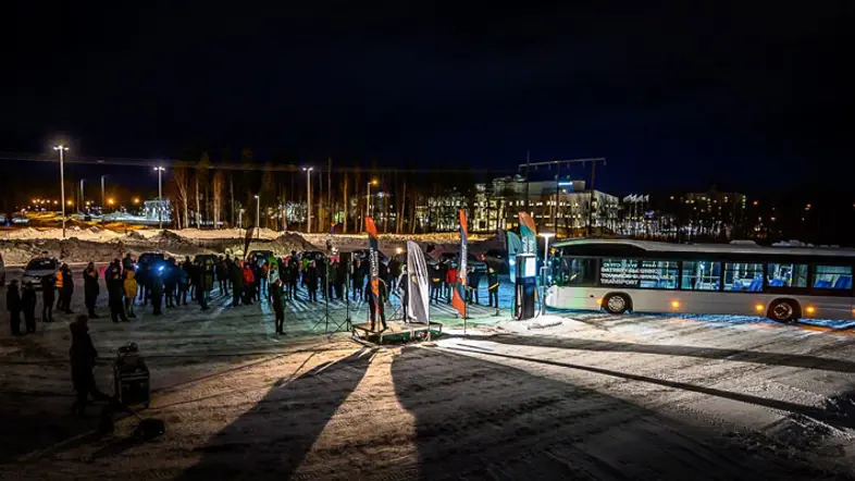 Invigning av Luleå Energi och Scanias superladdare (1)