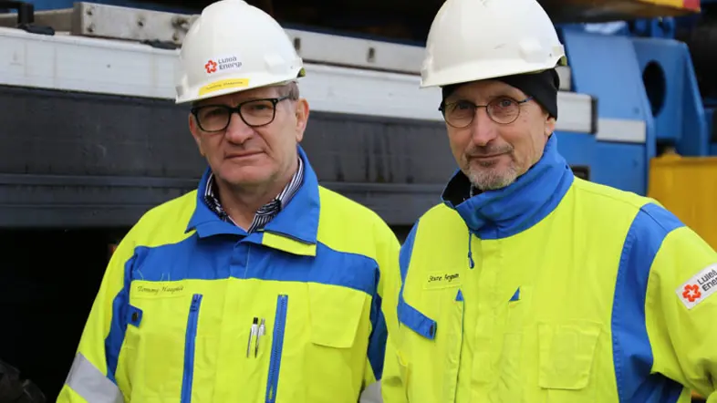 Strömavbrott orsakat av kranbil