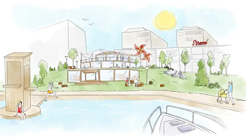 Strutsen Starkare Färger Med Bastu